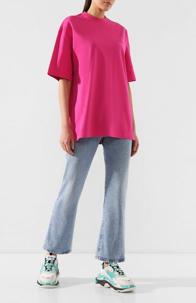 Хлопковая футболка BALENCIAGA, арт. 556104/TBV43, фото 2