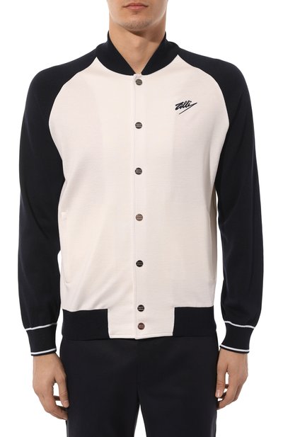 Толстовка из шелка и хлопка ZILLI темно-синего цвета по цене 270000 руб., арт. JSS010M0142VSTA00, фото 3 Толстовка из шелка и хлопка ZILLI, арт. JSS010M0142VSTA00, фото 3