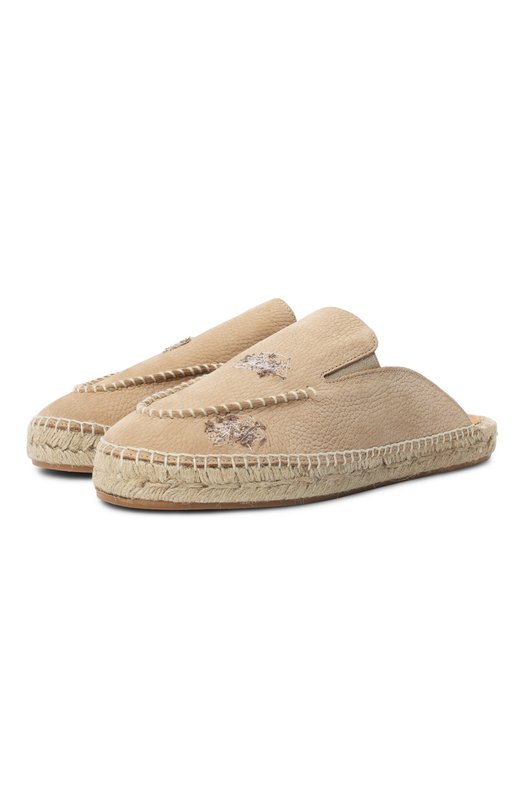 

Кожаные сабо Maison Margiela, Бежевый