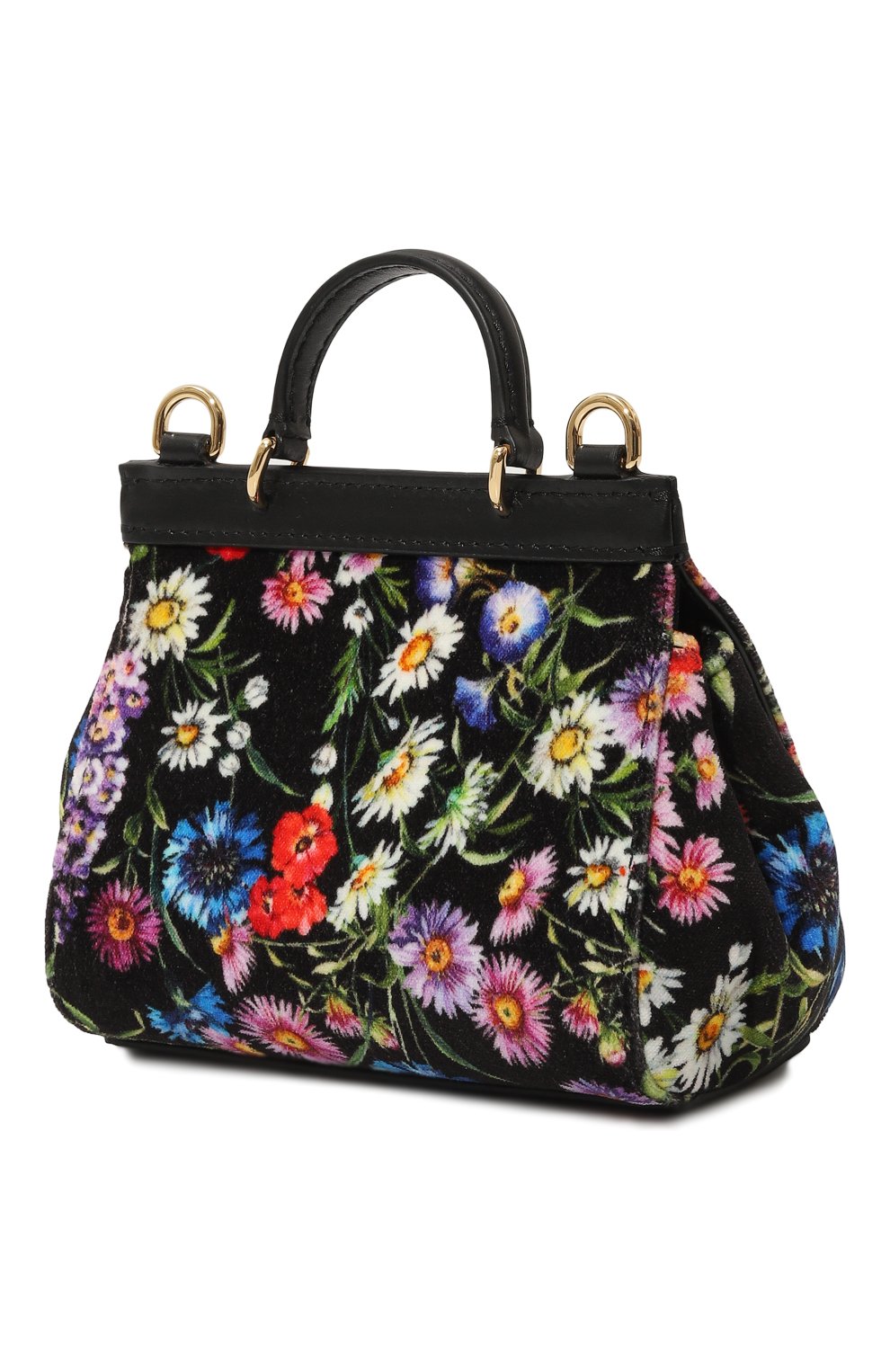 Сумка sicily DOLCE & GABBANA черного цвета по цене 77400 руб., арт. EB0003/AA945, фото 2 Сумка sicily DOLCE & GABBANA, арт. EB0003/AA945, фото 2