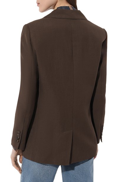 Жакет из вискозы и льна BRUNELLO CUCINELLI, арт. MH1262311, фото 4