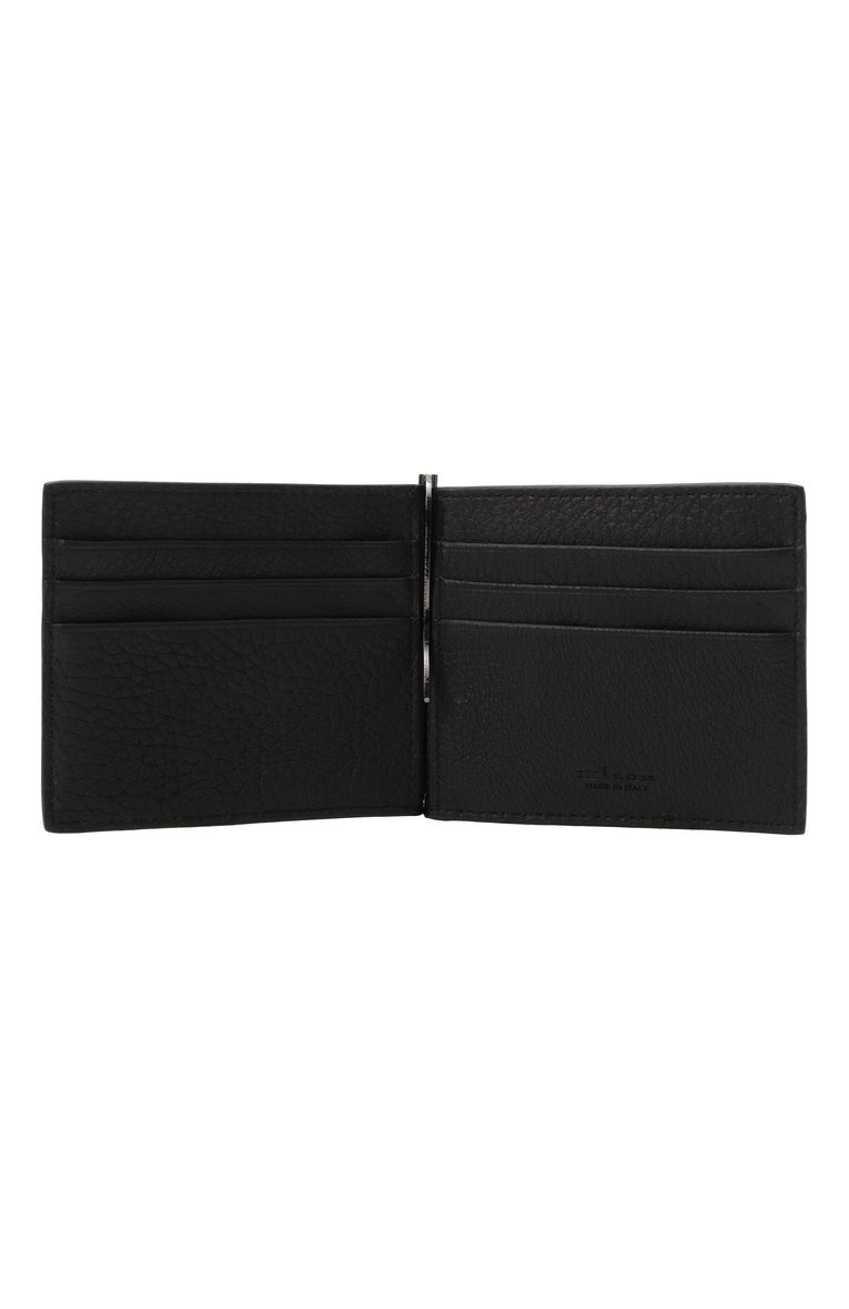 Мужской кожаный зажим для купюр KITON черного цвета, арт. UPEA036N0122302 | Фото 3 (Материал: Натуральная кожа; Нос: Не проставлено)