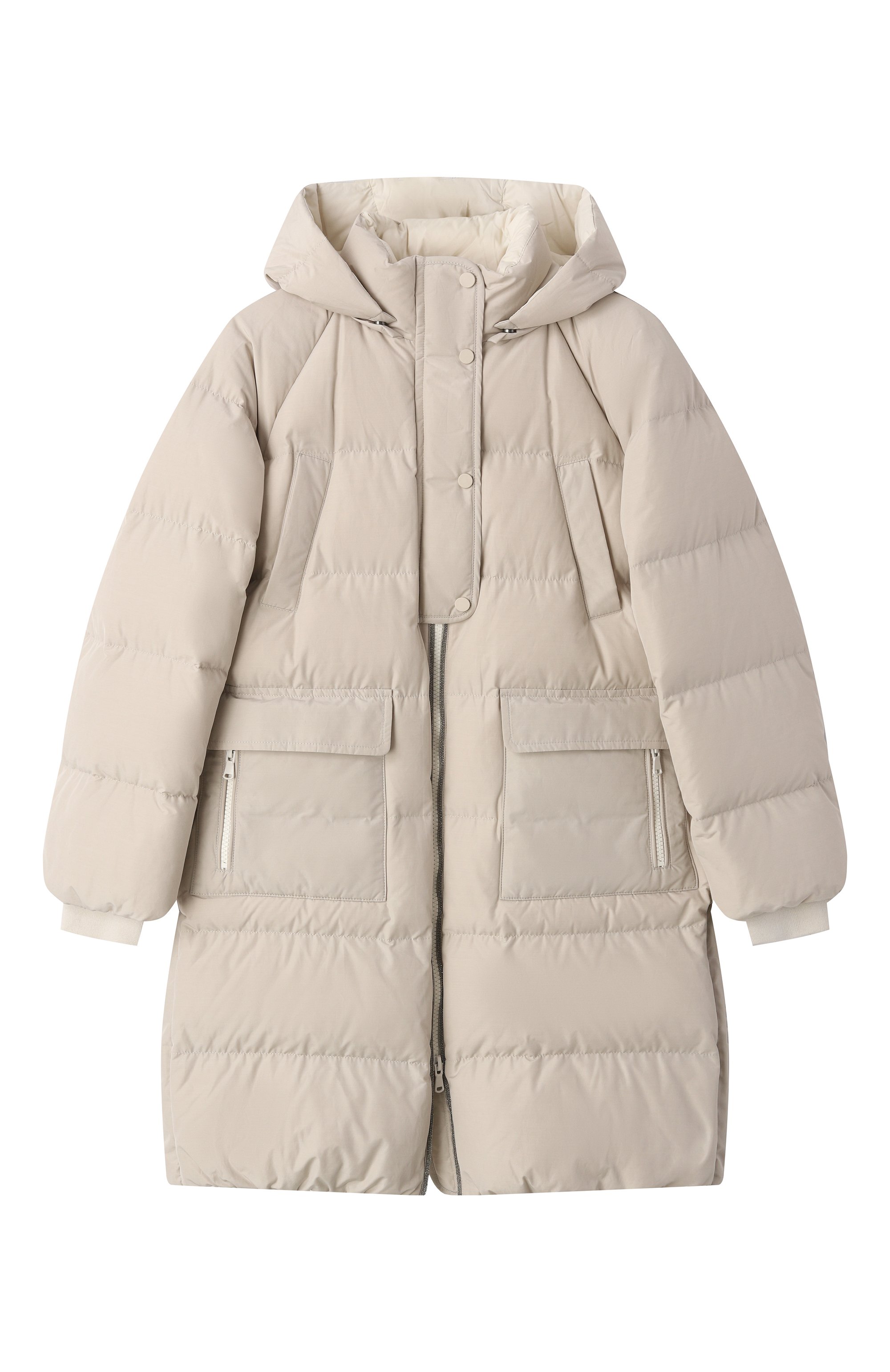 Пуховое пальто BRUNELLO CUCINELLI, арт. BB574J438B, фото 1