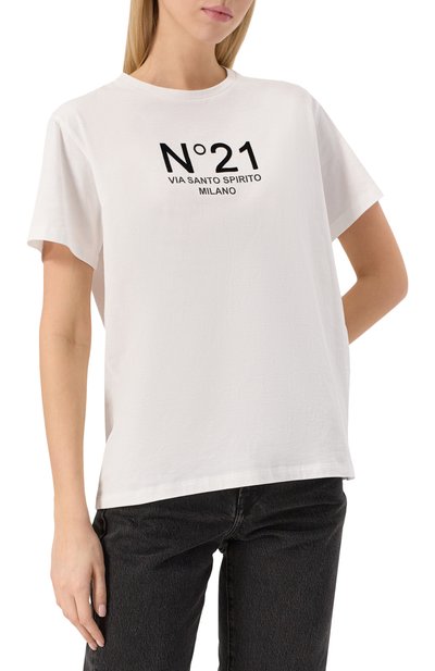 Хлопковая футболка N21, арт. F051/6328, фото 3