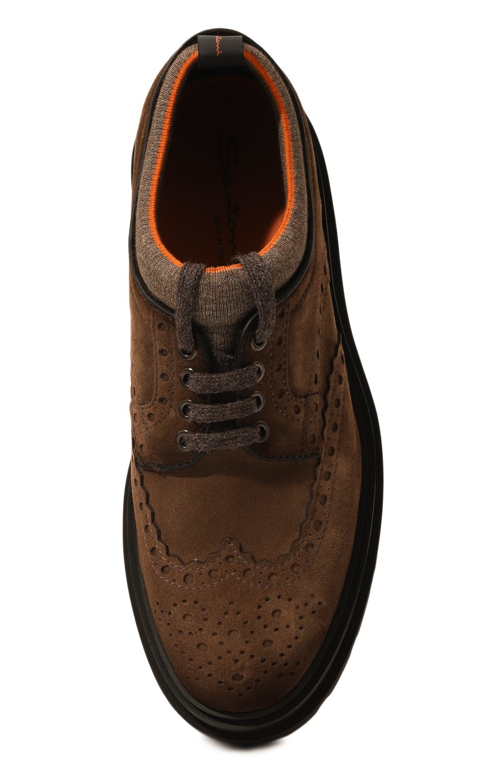 Замшевые дерби milano SANTONI, арт. MGMG18936JK4MGEX, фото 6