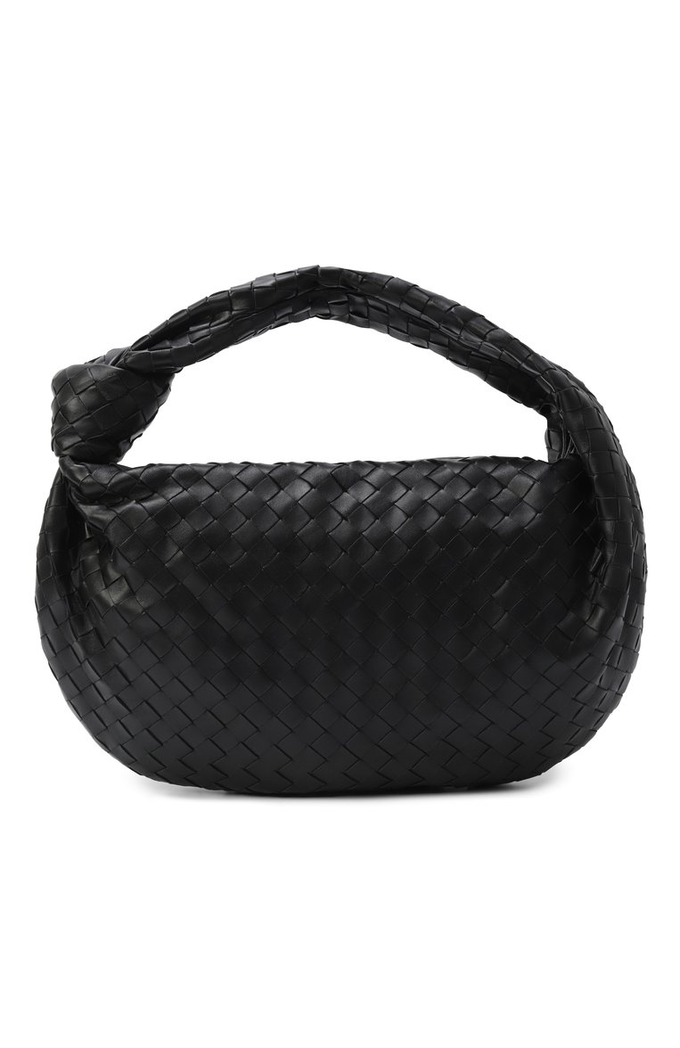 Женская сумка jodie BOTTEGA VENETA черного цвета, арт. 600261-VCPP0 | Фото 1 (Материал: Натуральная кожа; Размер: large)