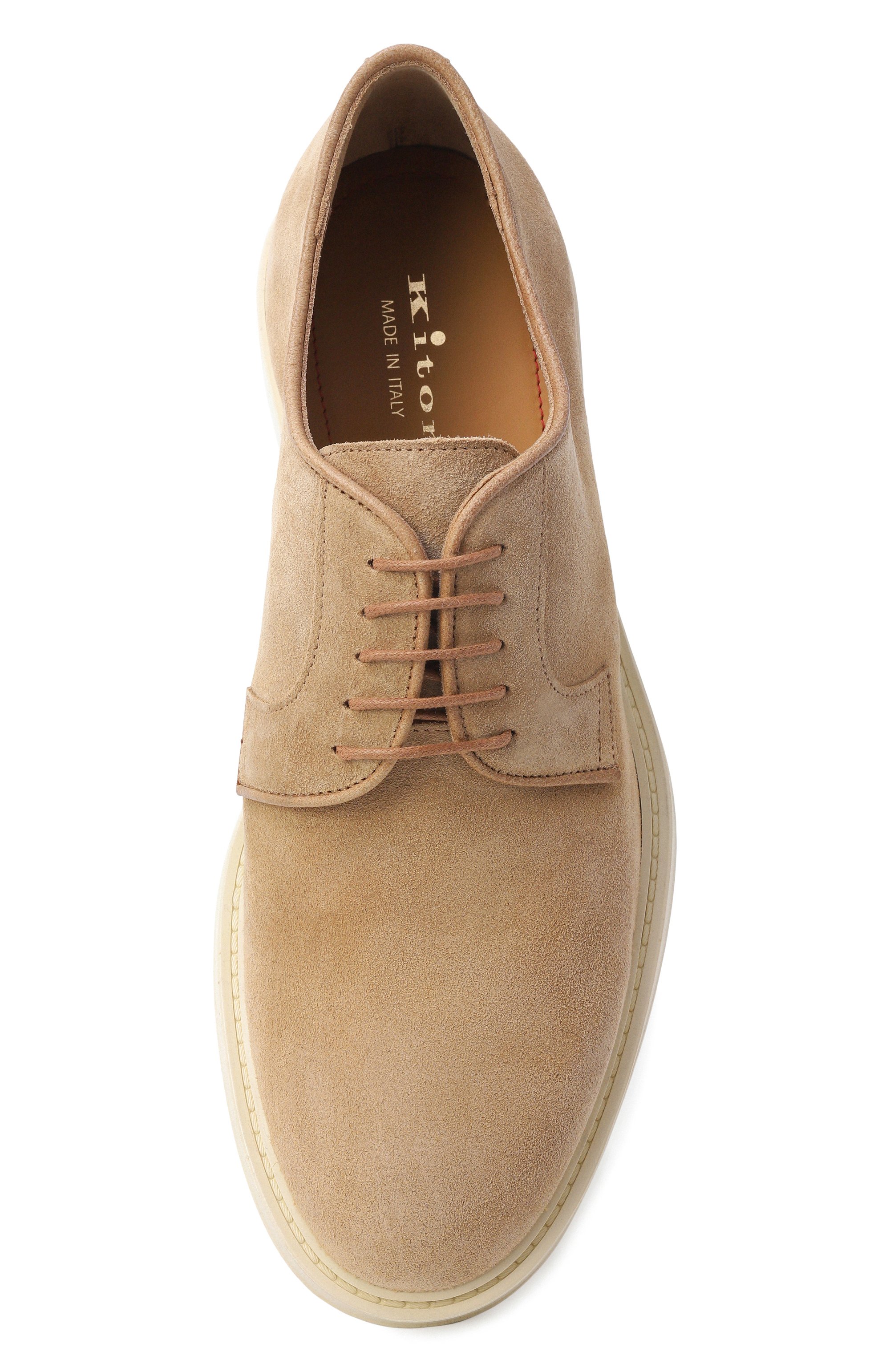 Замшевые дерби KITON, арт. USSA414N01392, фото 5