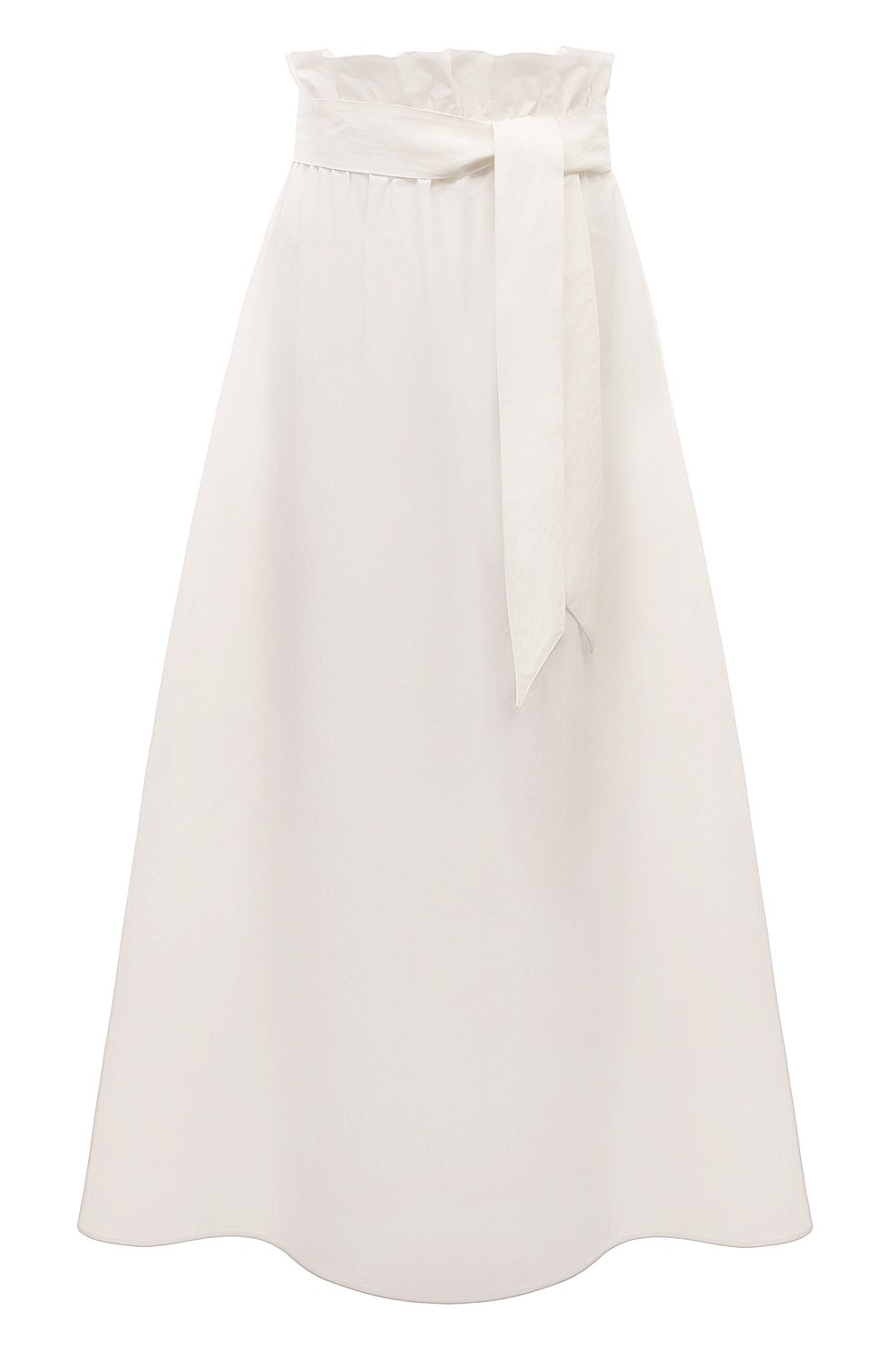 Хлопковое платье-юбка LA NEIGE белого цвета по цене 24200 руб., арт. #S-03-L, фото 1 Хлопковое платье-юбка LA NEIGE, арт. #S-03-L, фото 1