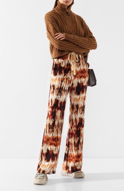 Брюки с поясом NANUSHKA, арт. GIADA_TIE DYE PRINT_CUPR0, фото 2