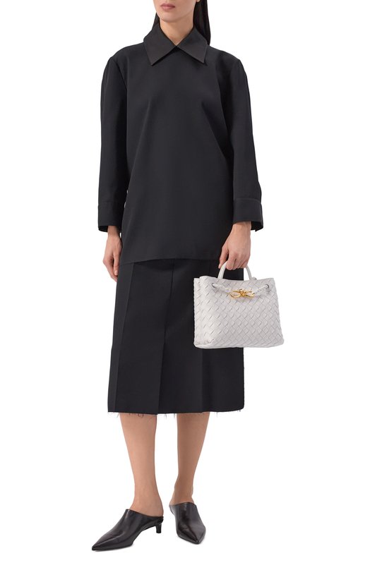 Сумка Andiamo small Bottega Veneta 766014/VCPP1 Белый  766014/VCPP1 Фото 3