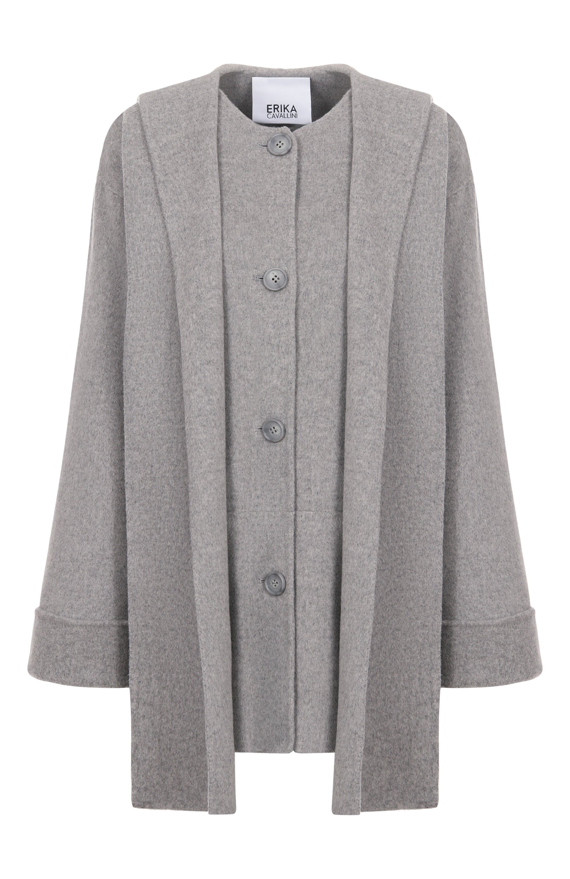 Шерстяное полупальто ERIKA CAVALLINI, арт. P5WW04, фото 1