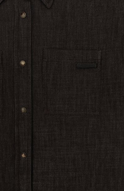 Джинсовая рубашка BRUNELLO CUCINELLI, арт. BB148C404A, фото 3