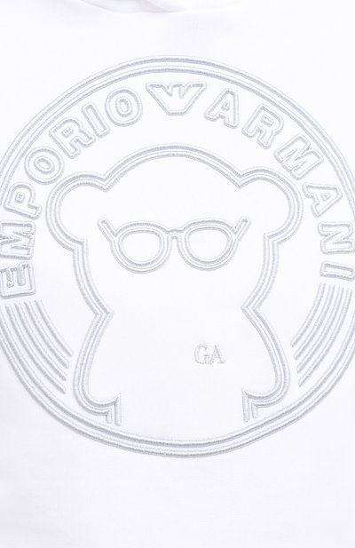 Хлопковое худи EMPORIO ARMANI, арт. 6H2M9A/2JPLZ, фото 5