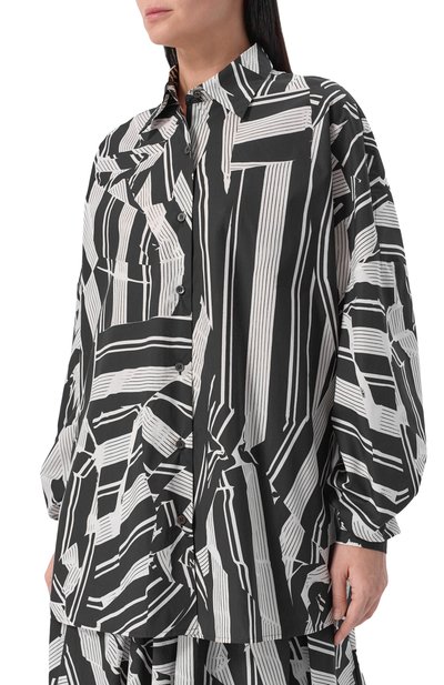 Хлопковая рубашка DRIES VAN NOTEN, арт. 130700/3003, фото 3