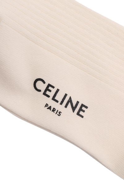 Хлопковые носки CELINE, арт. 2A25W961M, фото 2