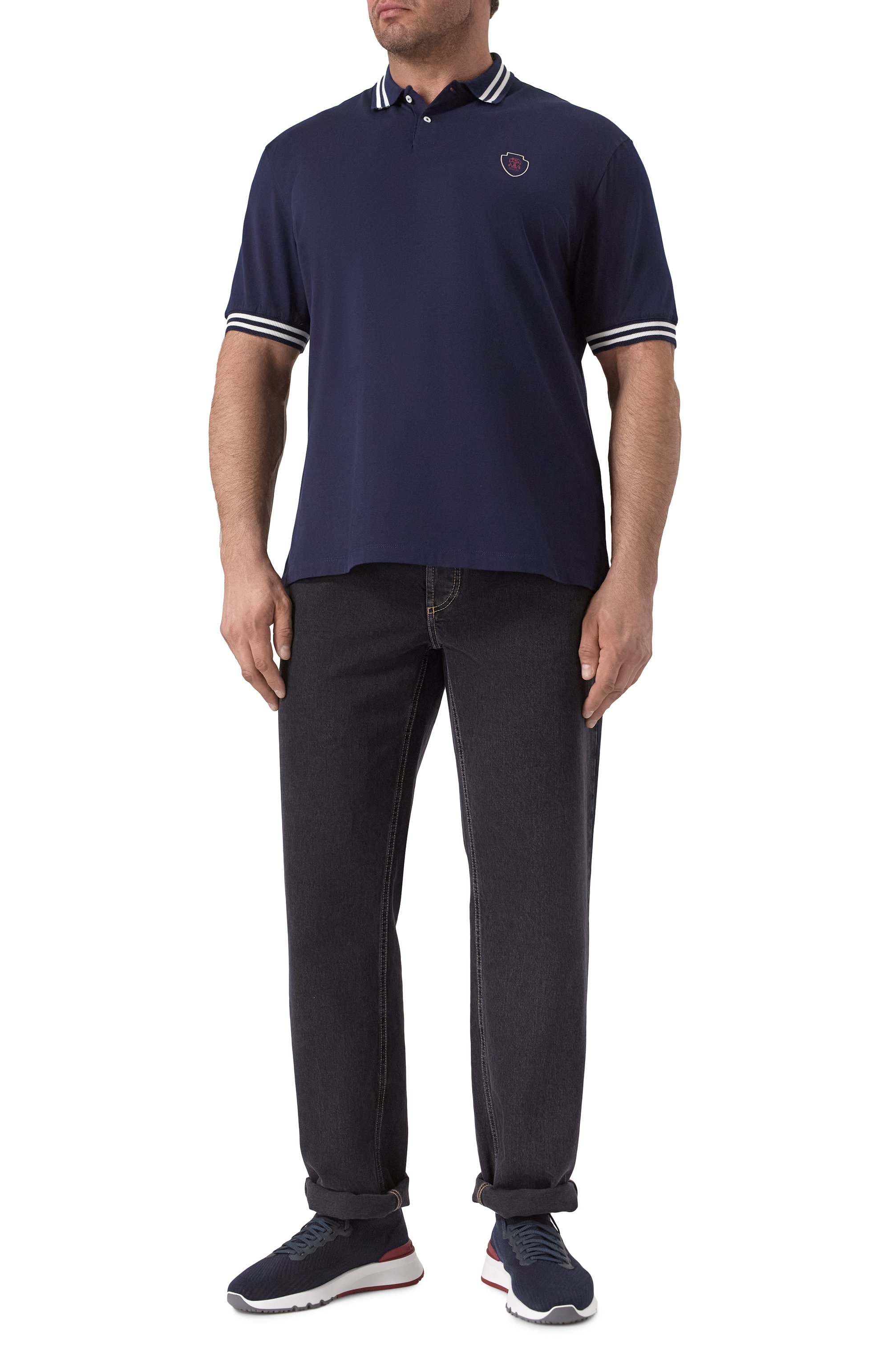 Хлопковое поло BRUNELLO CUCINELLI, арт. M0B133940T, фото 2