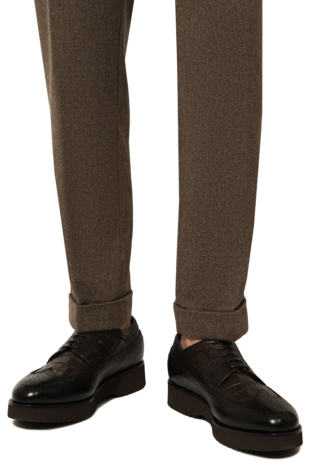 Кожаные дерби DOUCAL'S, арт. DU1270DAK0PN019T, фото 3