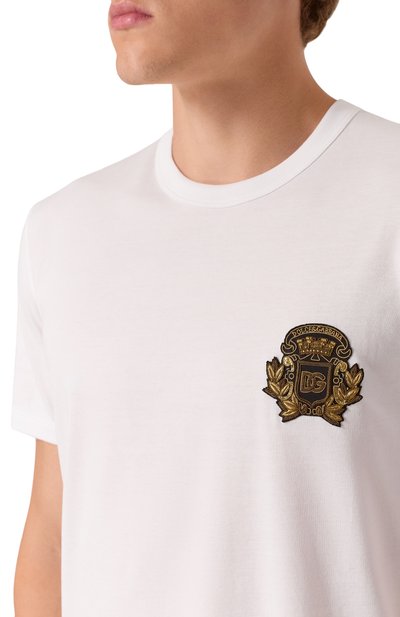 Хлопковая футболка DOLCE & GABBANA, арт. G8PV1Z/G7PJ5, фото 5