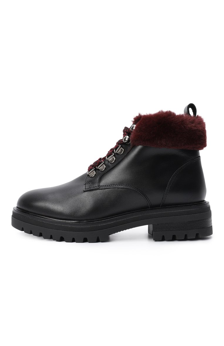 Кожаные ботинки POLLINI, арт. SA21094G94VNP/0UTLET SS23, фото 1