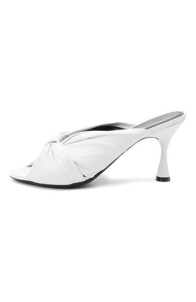 Кожаные мюли drapy BALENCIAGA, арт. 617574/WA2M0, фото 3