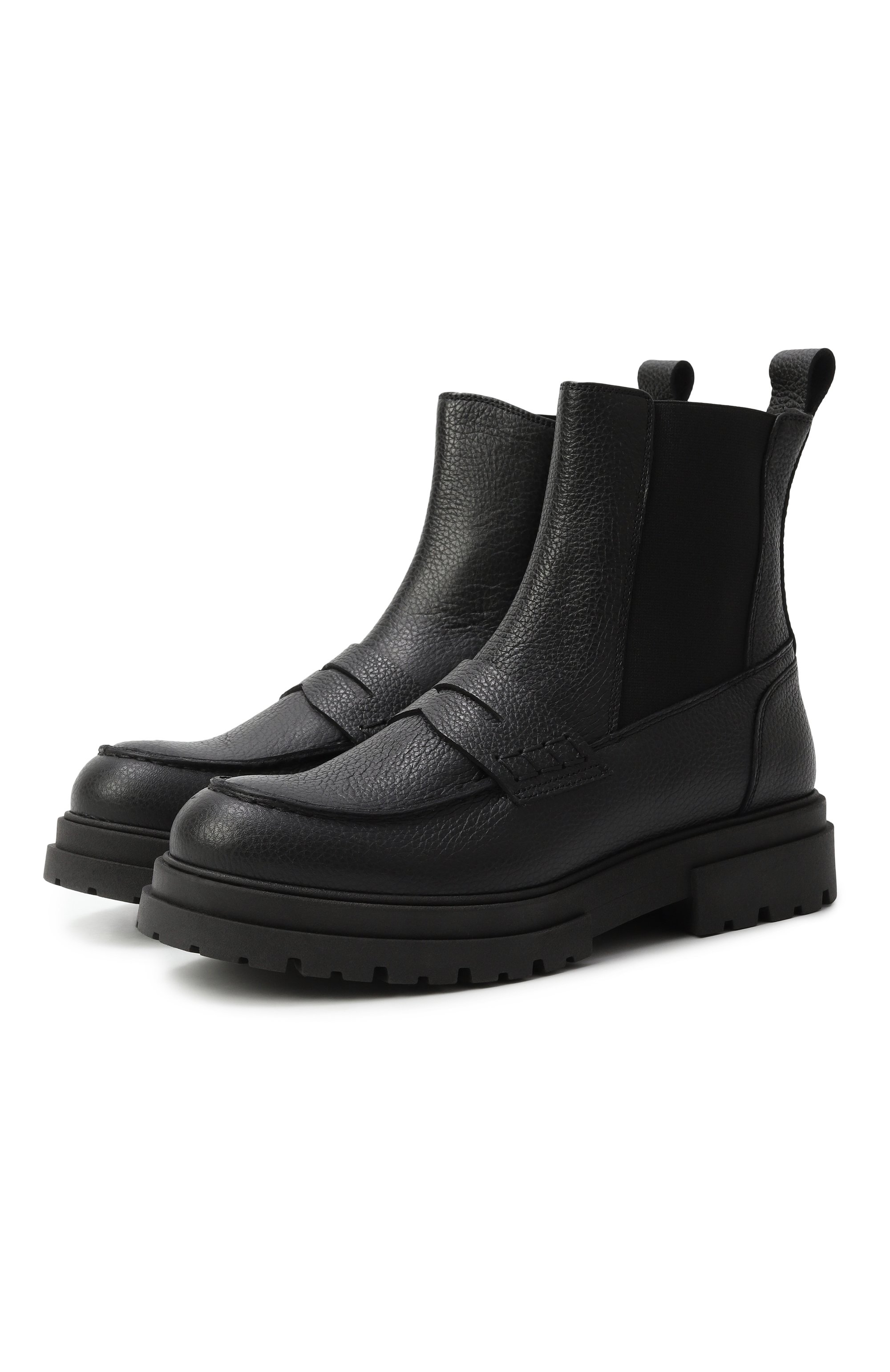 Кожаные челси MISSOURI черного цвета по цене 31150 руб., арт. 85929 A/35-40, фото 1 Кожаные челси MISSOURI, арт. 85929 A/35-40, фото 1