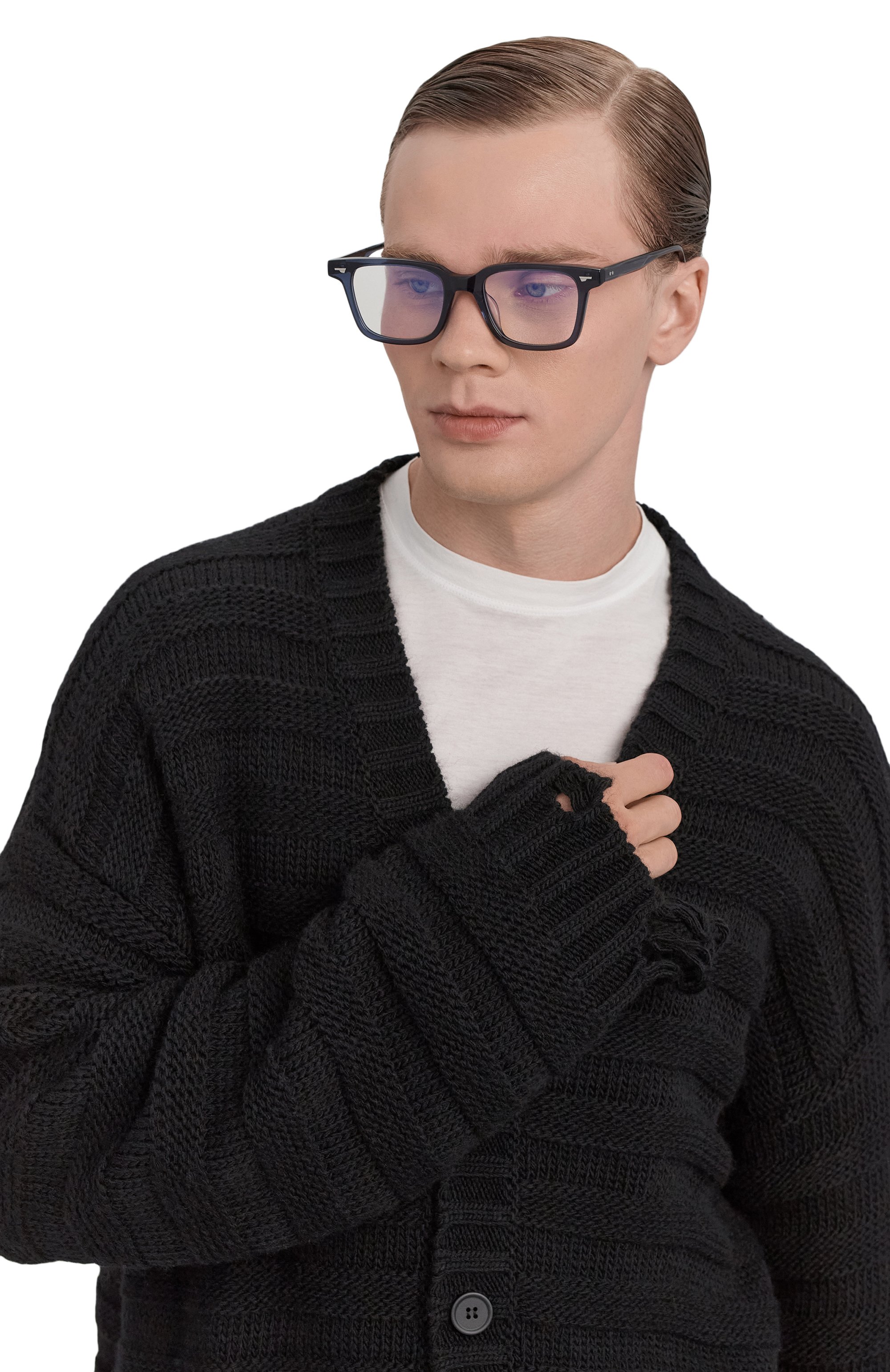 Оправа PROJEKT PRODUKT синего цвета по цене 31000 руб., арт. HM10(G) C06, фото 2 Оправа PROJEKT PRODUKT, арт. HM10(G) C06, фото 2