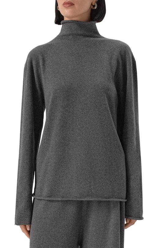 Кашемировый свитер Jil Sander J40GP0002/J13204 Серый  J40GP0002/J13204 Фото 3