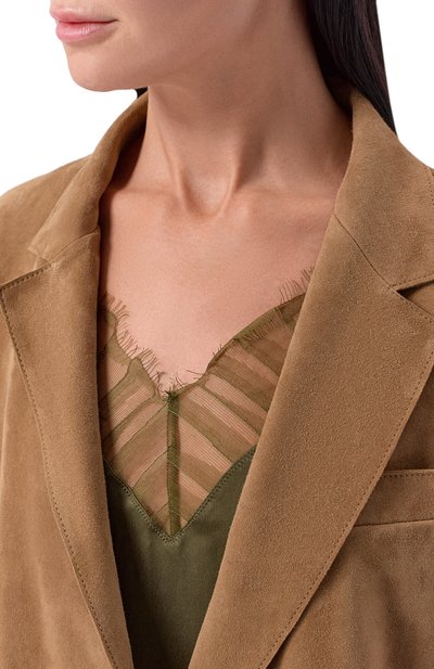 Замшевый жакет WEEKEND MAX MARA, арт. R0LANDA, фото 5