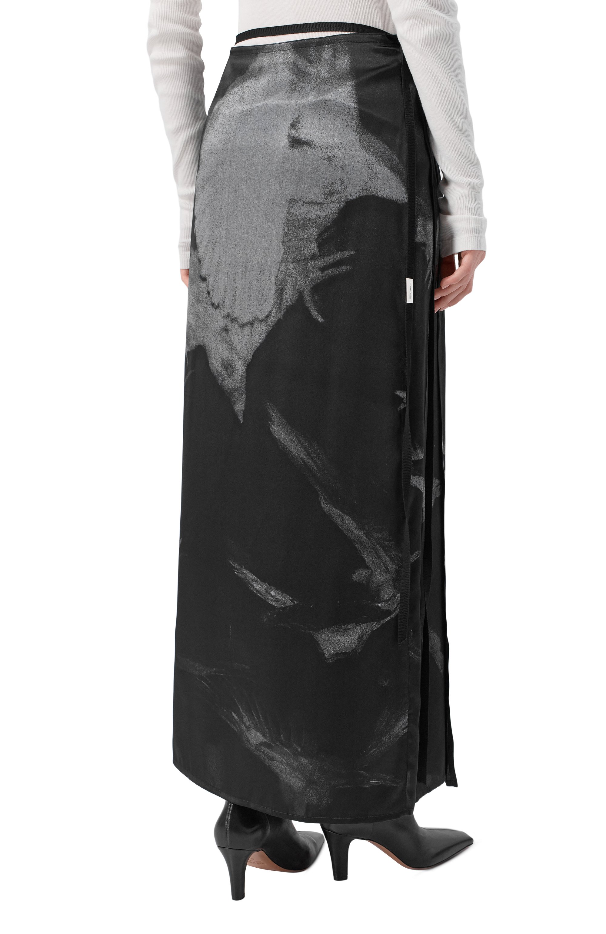 Шелковая юбка ANN DEMEULEMEESTER, арт. B0012715/FA658, фото 4