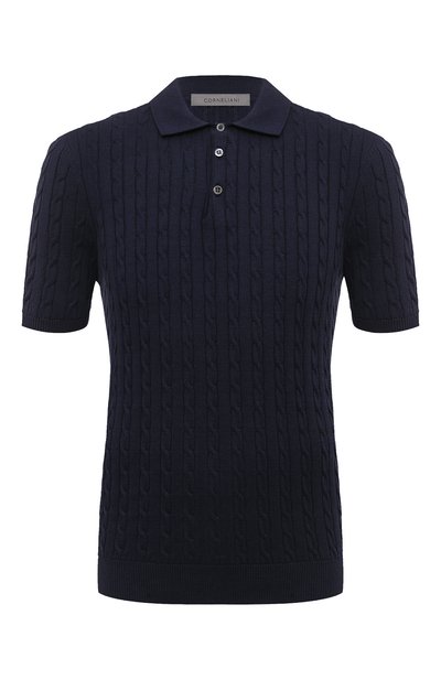 Мужская поло из хлопка и кашемира CORNELIANI, арт. 93M577-9325162