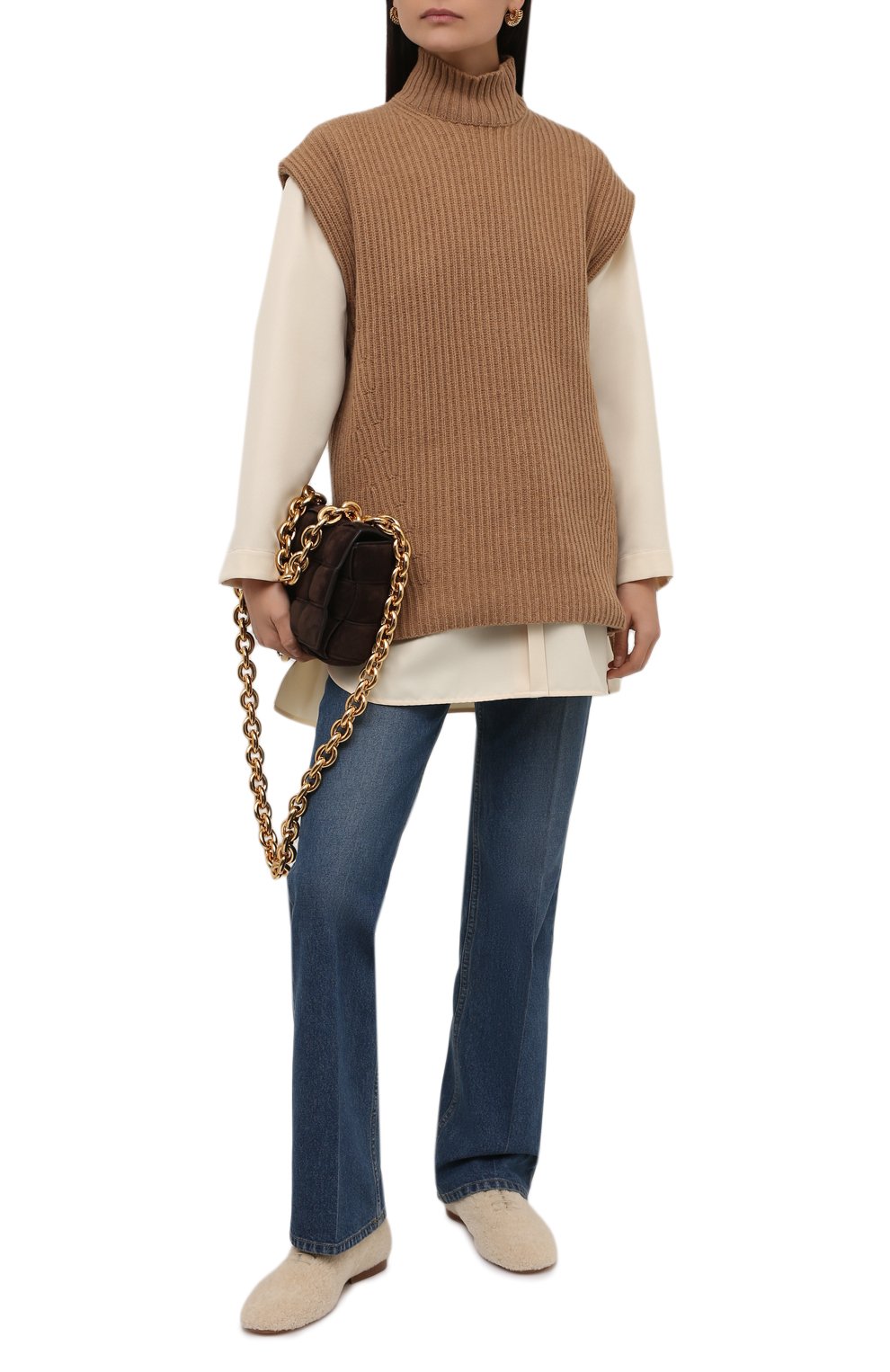 Меховые дерби jessie CHLOÉ, арт. CHC21W545V8, фото 2