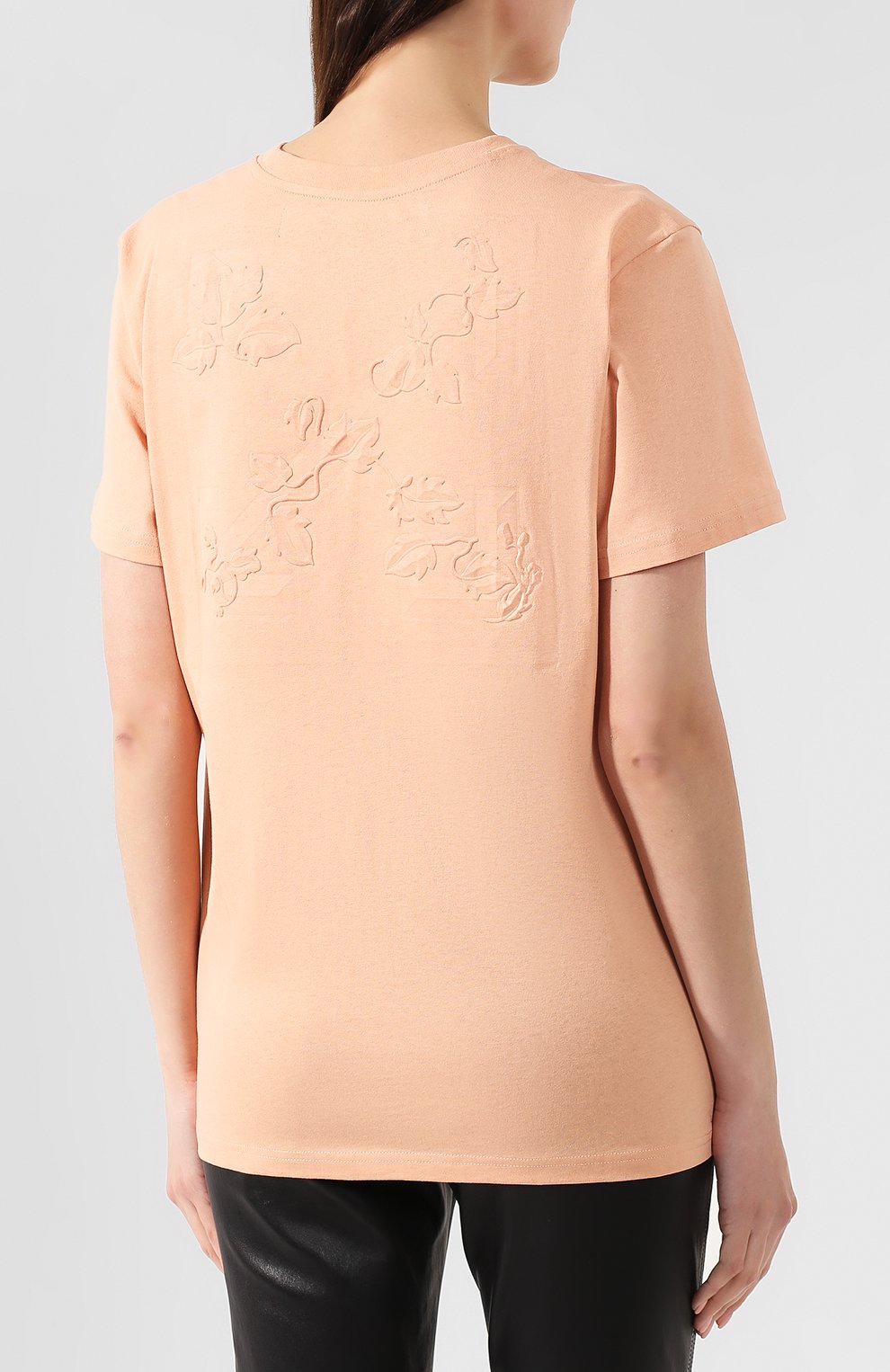 Хлопковая футболка OFF-WHITE, арт. 0WAA049R19B070440303, фото 4