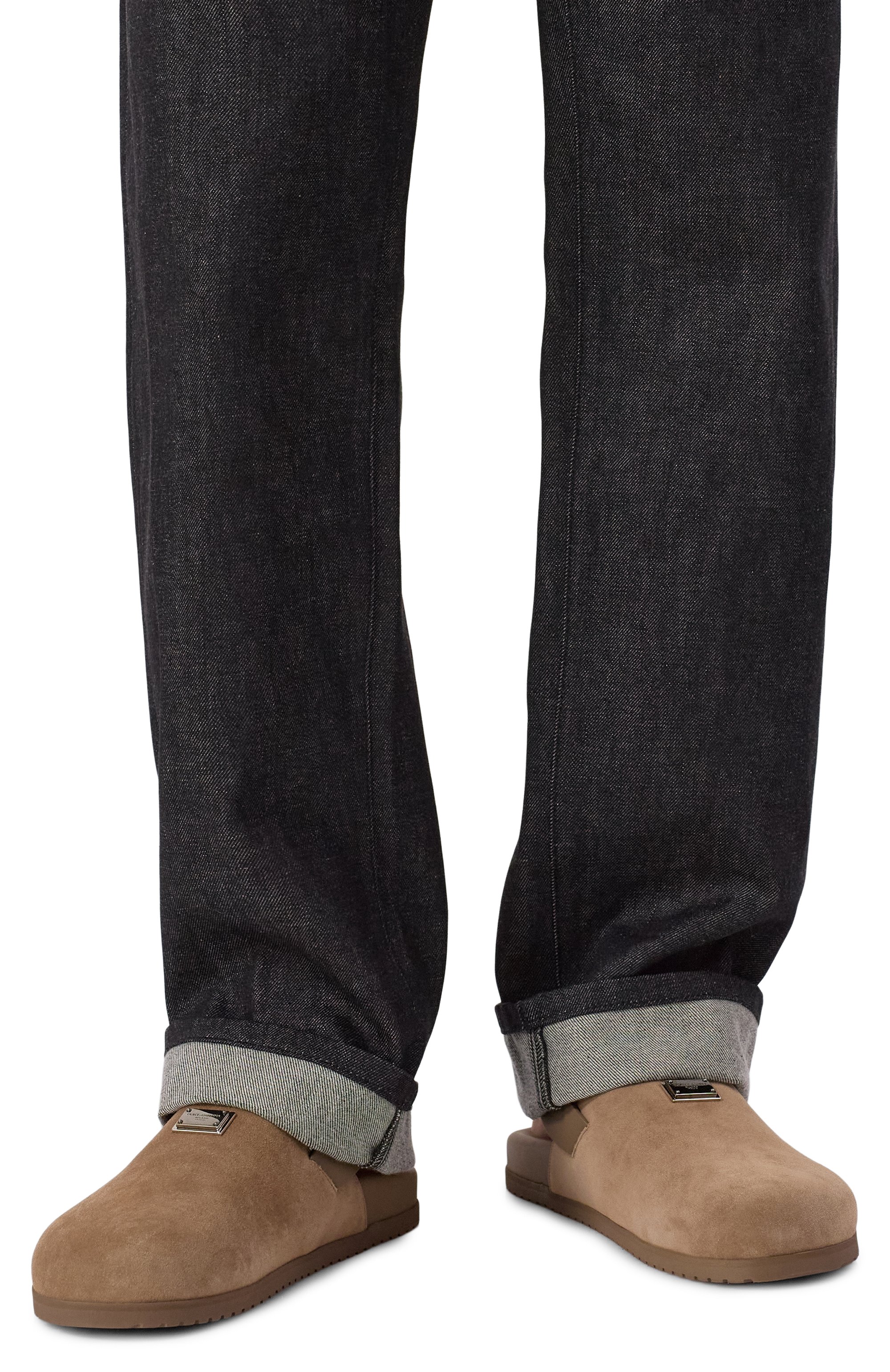 Замшевые сабо DOLCE & GABBANA, арт. A80402/A4434, фото 3