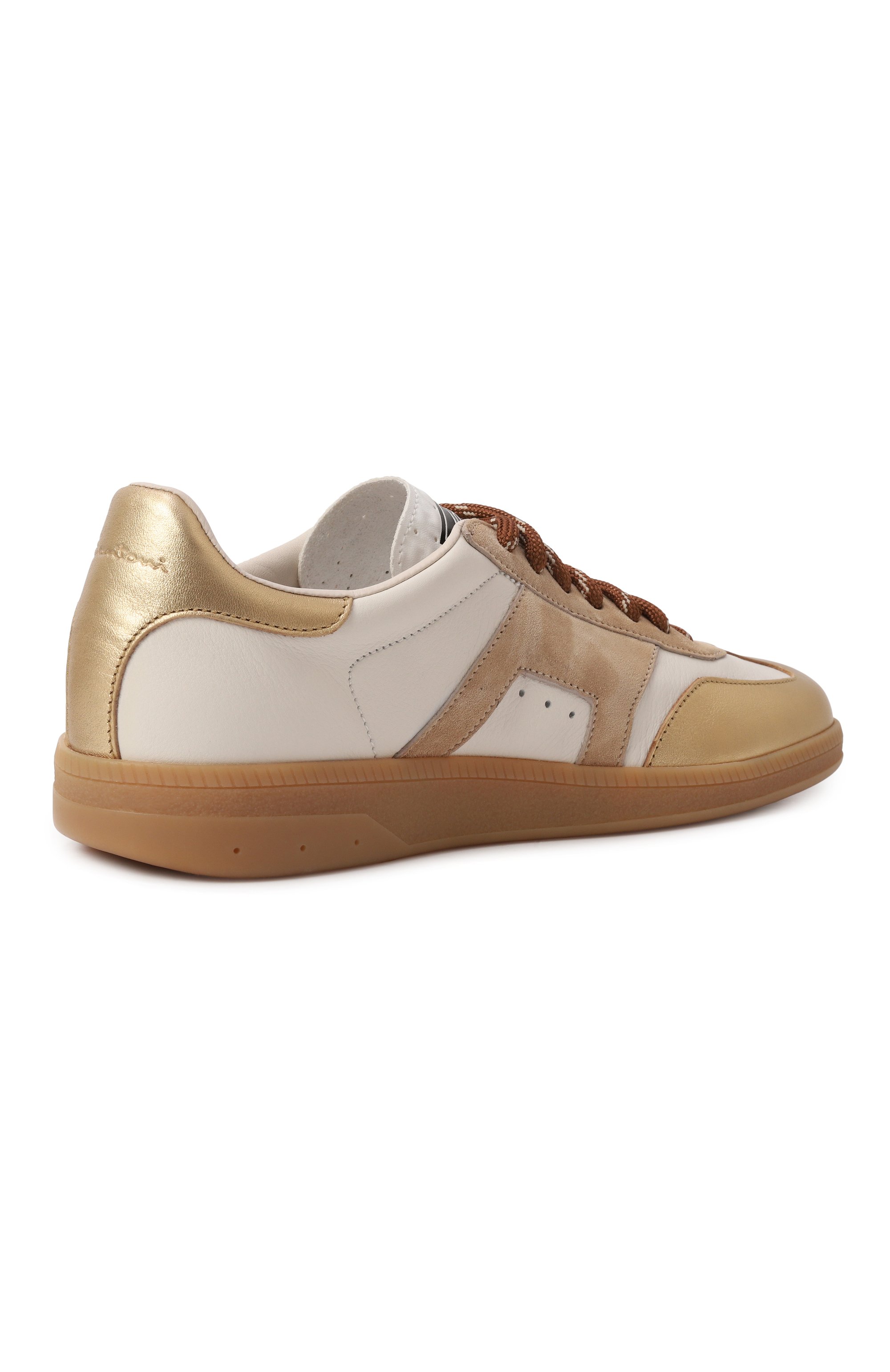 Кожаные кеды dbs oly SANTONI, арт. WBPG61244FARSPSX, фото 5