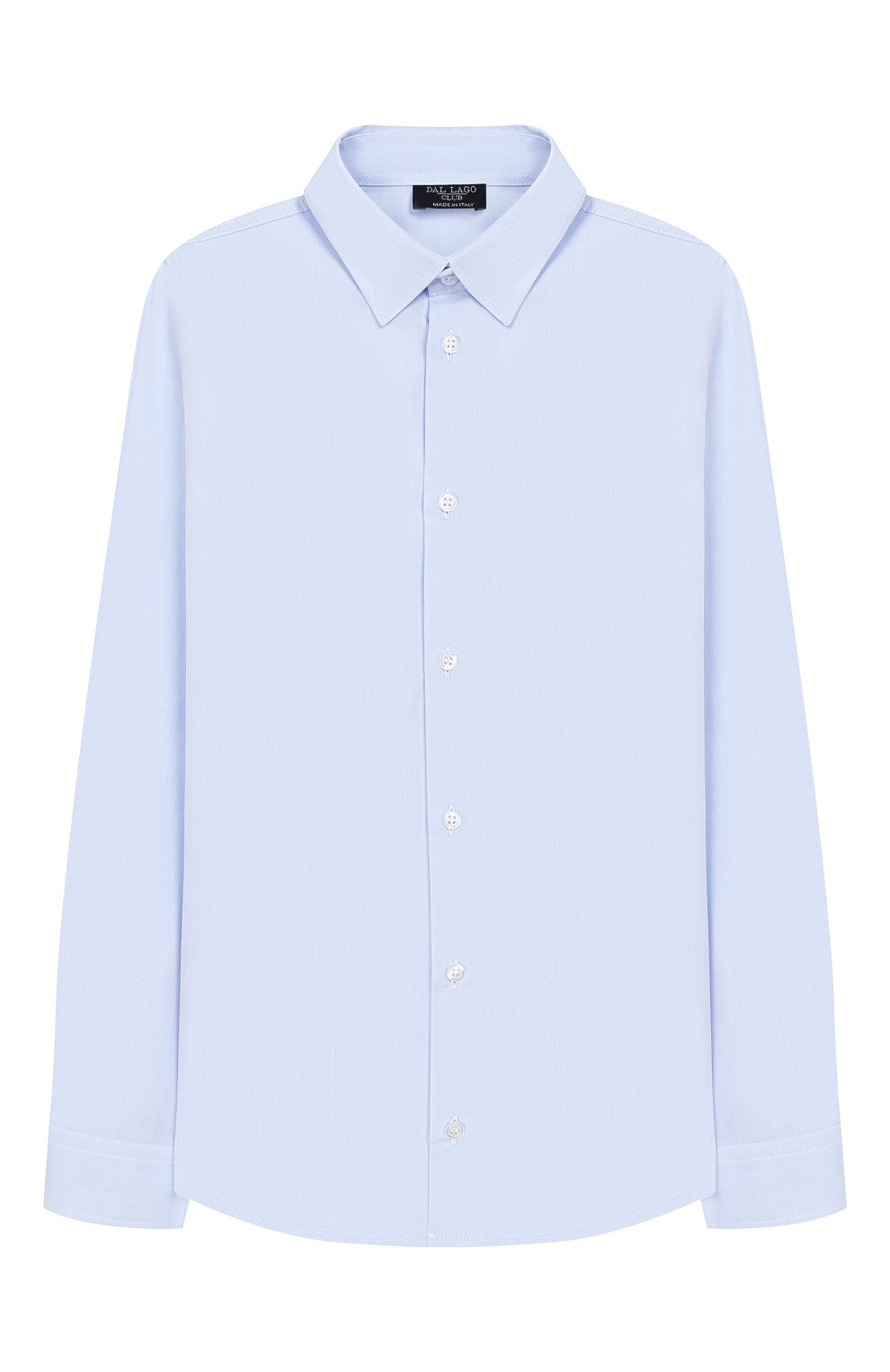 Хлопковая рубашка DAL LAGO голубого цвета по цене 9900 руб., арт. N402/7628/13-16, фото 1 Хлопковая рубашка DAL LAGO, арт. N402/7628/13-16, фото 1