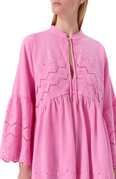 Хлопковая туника MELISSA ODABASH, арт. SEBENNA SS, фото 5