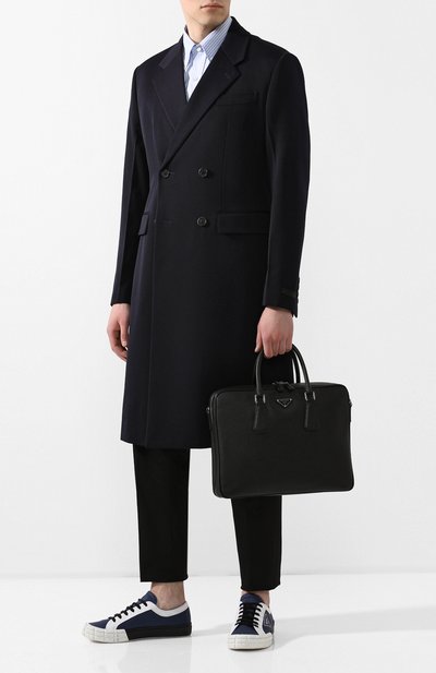 Кожаная сумка для ноутбука PRADA, арт. 2VE011-9Z2-F0002-OOO, фото 2