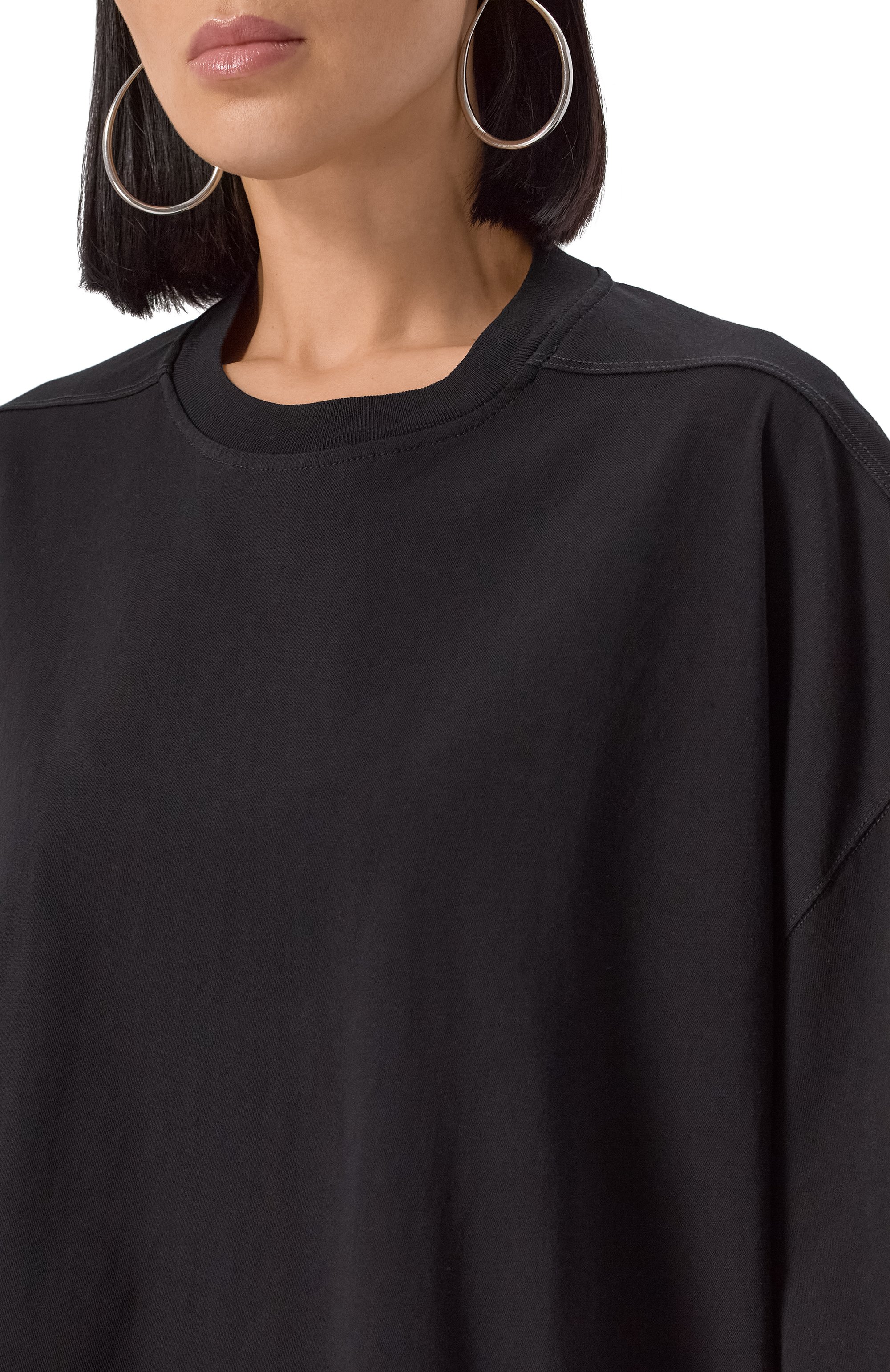 Хлопковая футболка RICK OWENS, арт. RP01E7204/JA, фото 5