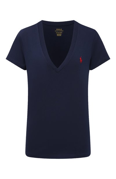 Женская хлопковая футболка POLO RALPH LAUREN, арт. 211810419