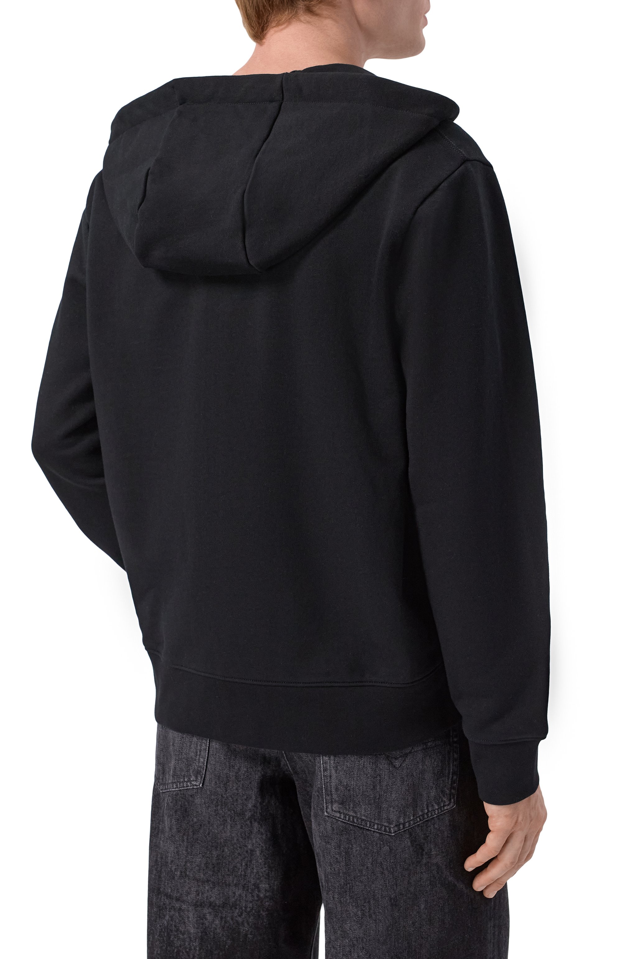 Хлопковая толстовка BOSS черного цвета по цене 25950 руб., арт. 50546405, фото 4 Хлопковая толстовка BOSS, арт. 50546405, фото 4