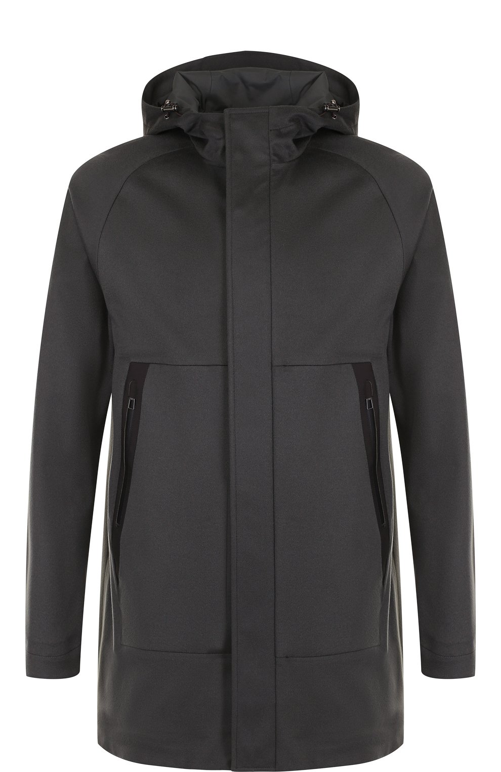 Кашемировая парка shieldey на молнии с капюшоном LORO PIANA, арт. FAI0209, фото 1