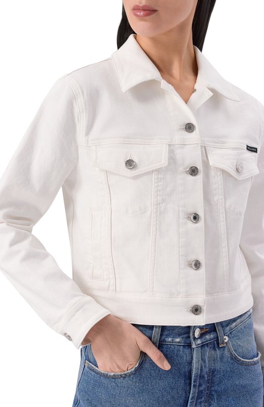 Джинсовая куртка Dolce & Gabbana F9H08D/G8NV8 Белый  F9H08D/G8NV8 Фото 5