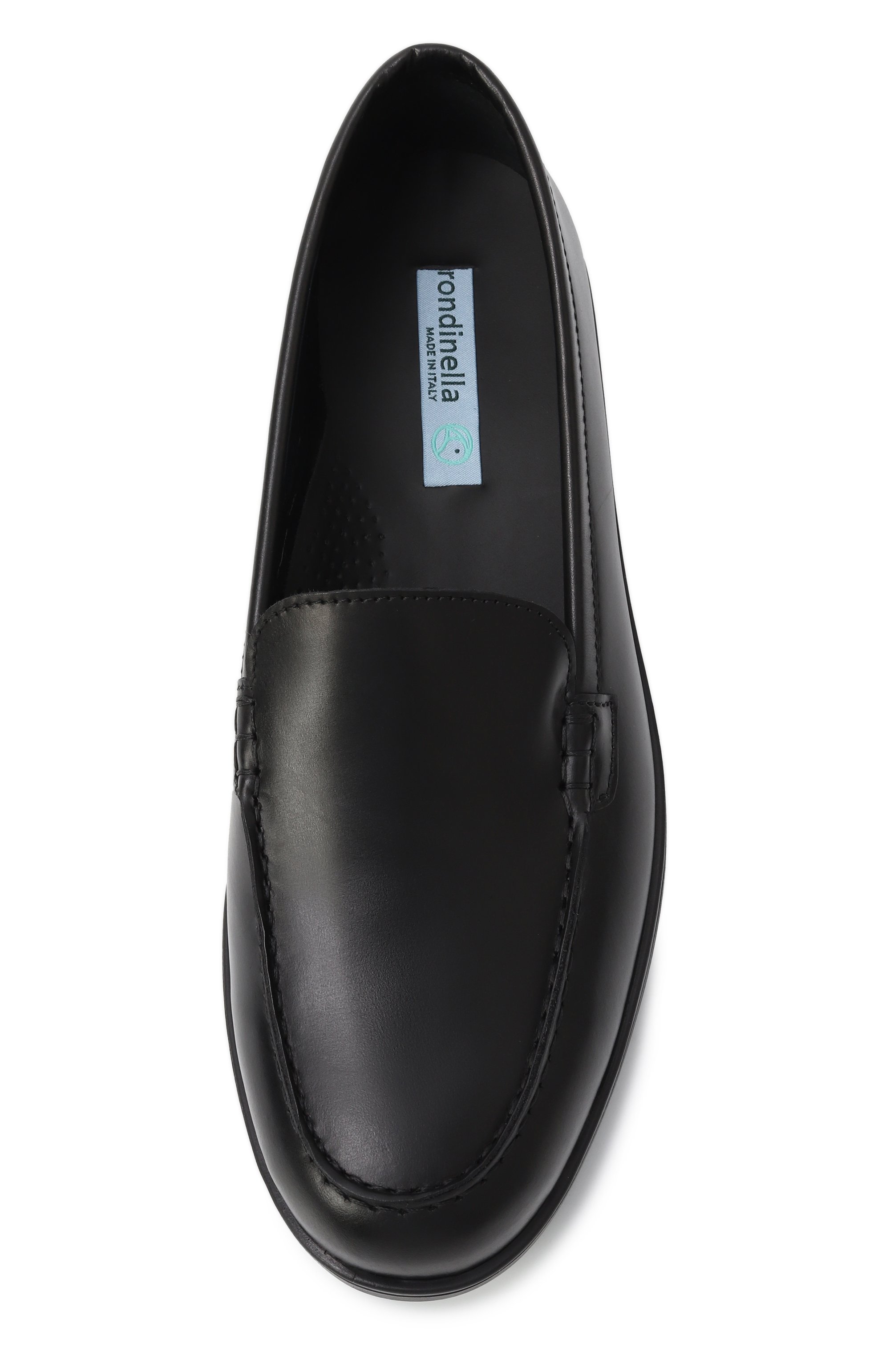 Кожаные лоферы RONDINELLA, арт. 12246-1Q/G0MMA/37-40, фото 4