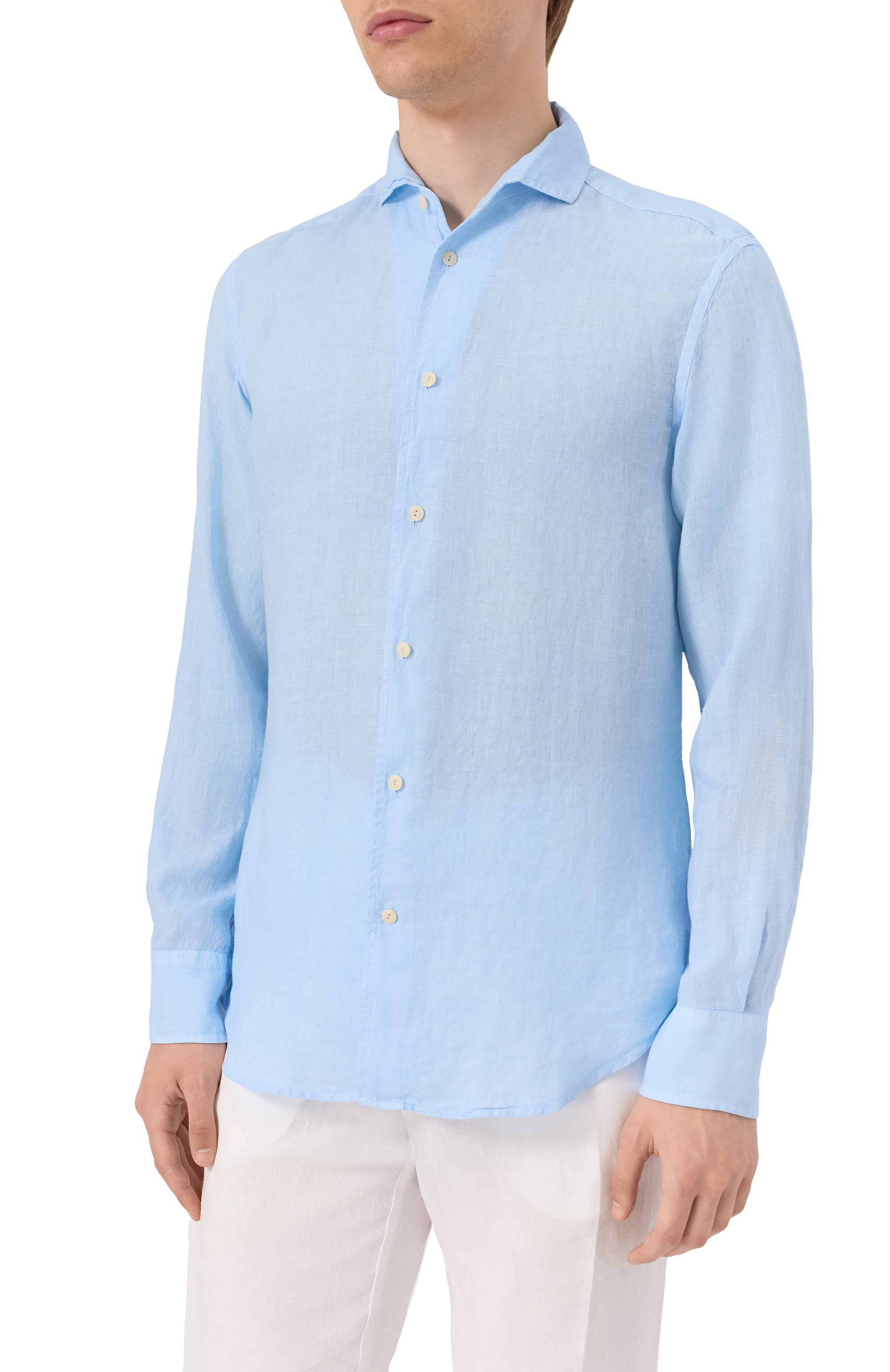 Льняная рубашка MC2 SAINT BARTH, арт. STBM CUBA/00318H, фото 3