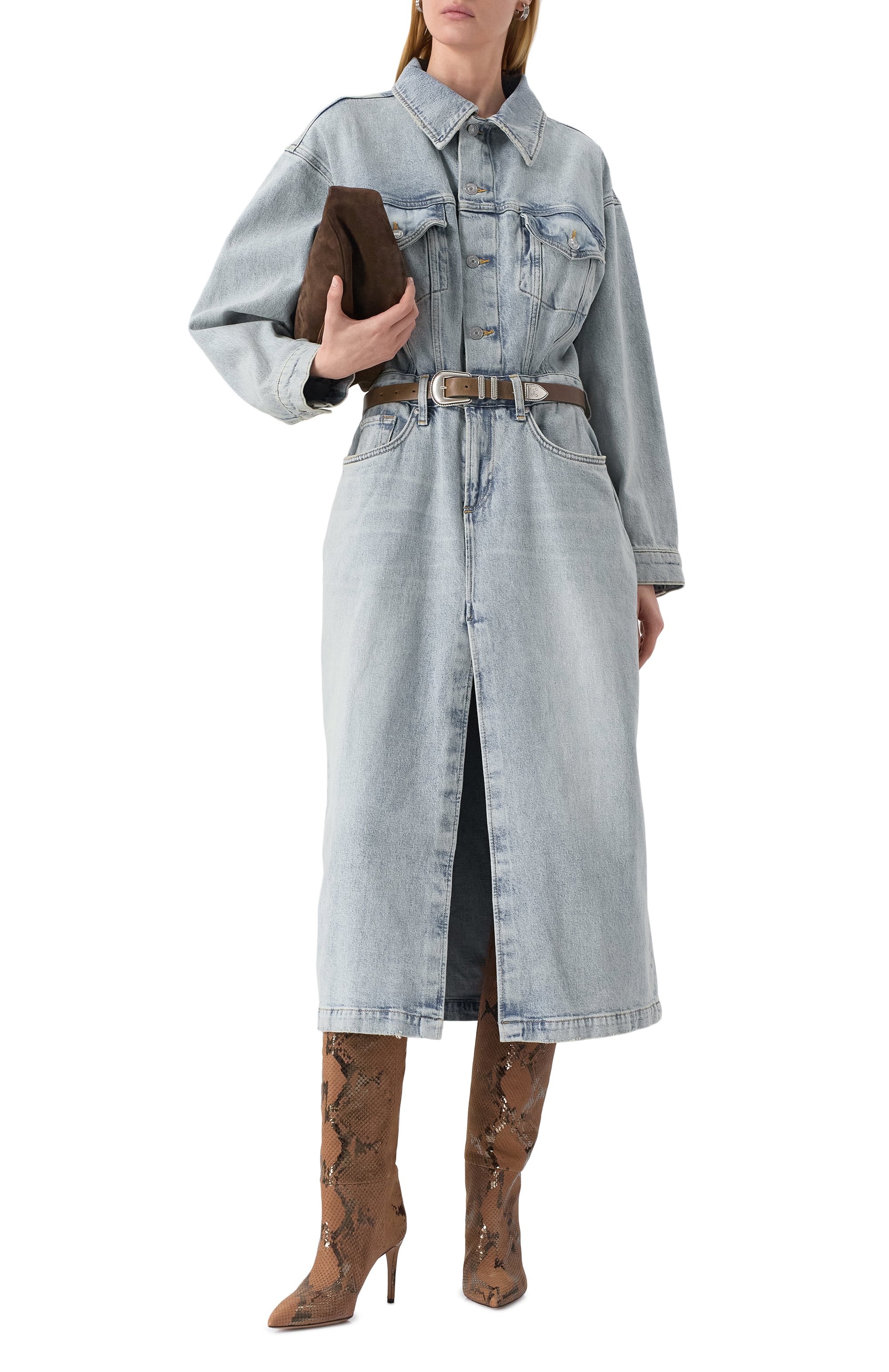 Джинсовое платье 7 FOR ALL MANKIND, арт. JSRDC650SH, фото 2