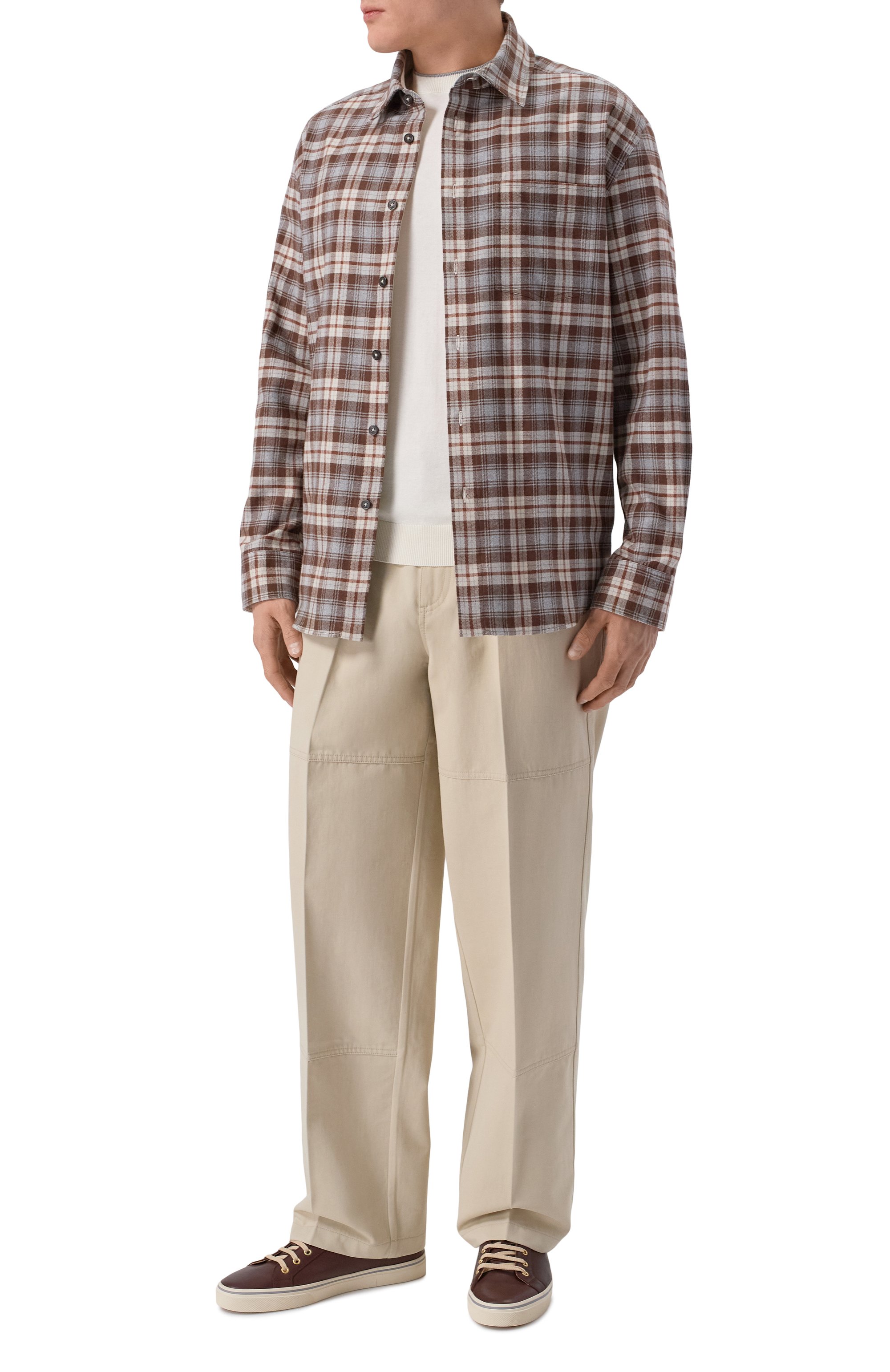 Брюки из хлопка и шерсти 12 STOREEZ, арт. 135519, фото 2