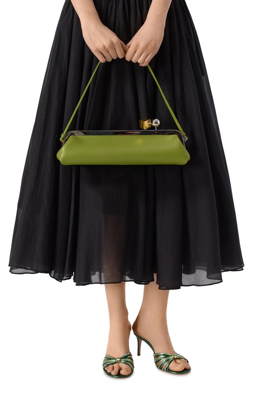 Клатч La Salon Jacquemus 25E251BA413/3171 Зелёный  25E251BA413/3171 Фото 2