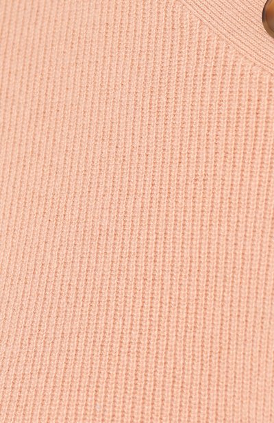 Свитер NANUSHKA розового цвета по цене 39250 руб., арт. CAMERIN_APRIC0T_CASHMERE BLEND RIB, фото 5 Свитер NANUSHKA, арт. CAMERIN_APRIC0T_CASHMERE BLEND RIB, фото 5