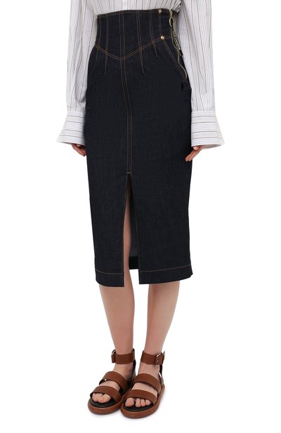 Джинсовая юбка VERSACE JEANS COUTURE, арт. A9HWA351-WDP851/ARH00, фото 3