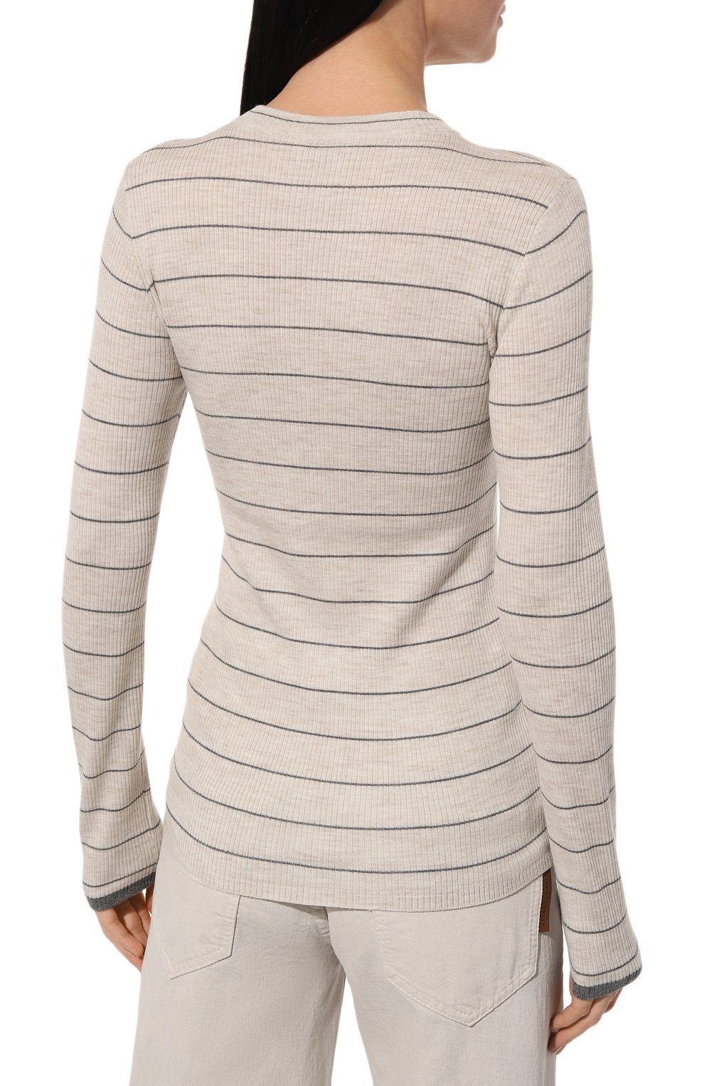 Пуловер из шерсти и кашемира BRUNELLO CUCINELLI, арт. M14818000, фото 4